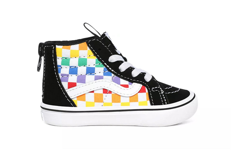 Vans Checkerboard Comfycush SK8-Hi Zip 'Black' VN0A4VJNU09
