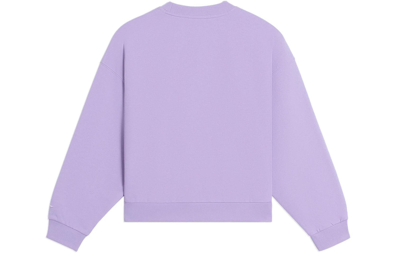 (WMNS) Li-Ning Lifestyle Classic Pullover 'Purple' AWDS634-3