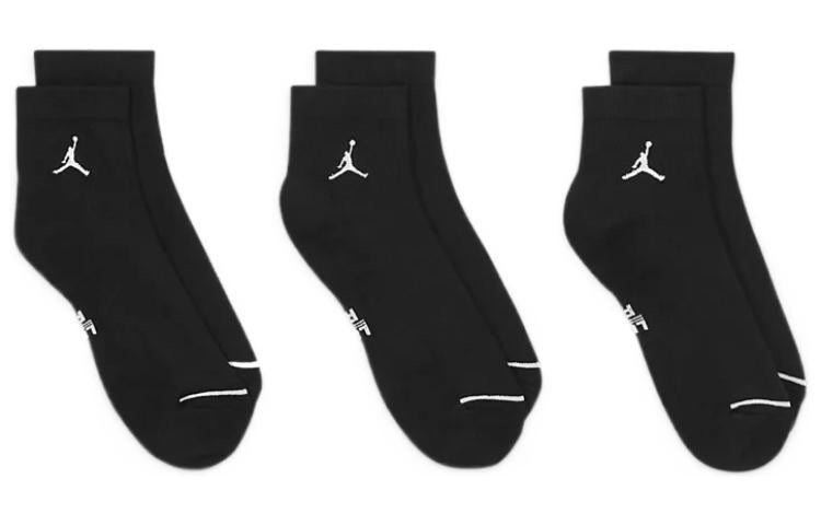 Air Jordan Everyday Ankle Socks 'Black White' DX9655-010
