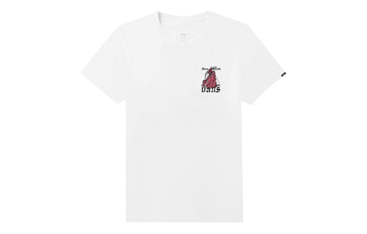 Men's Vans Anime Printing Short Sleeve White VN0A4MM2WHT