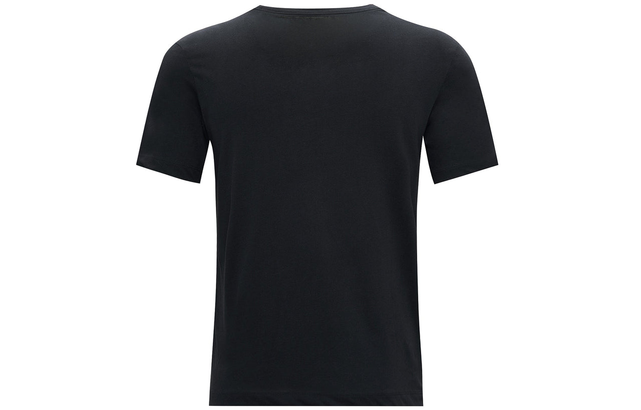 Nike LeBron James Printing Basketball Sports Short Sleeve Black BQ3625-010