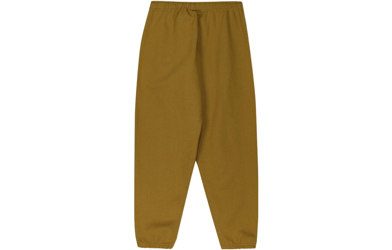 Men's Nike Logo Embroidered Casual Solid Color Sports Pants/Trousers/Joggers Yellow CW5460-318