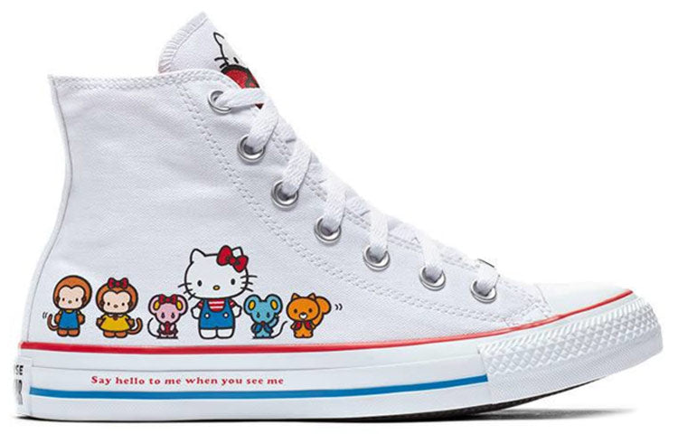 Converse Hello Kitty x Chuck Taylor All Star Canvas Hi 'White' 162944C