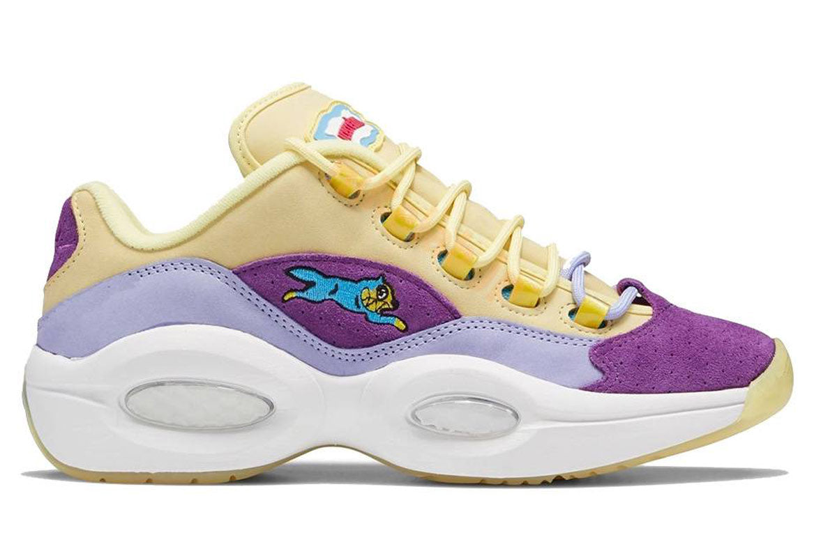 Reebok BBC Ice Cream x Question Low 'Yellow Lilac Glow' G55351