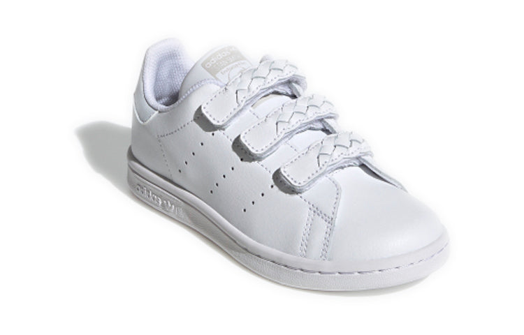 (PS) adidas originals Stan Smith All White Hook & Loop 'White' EG9355