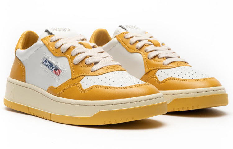 (WMNS) AUTRY Medalist Low Bicolor 'White Yellow' AULW-WB12