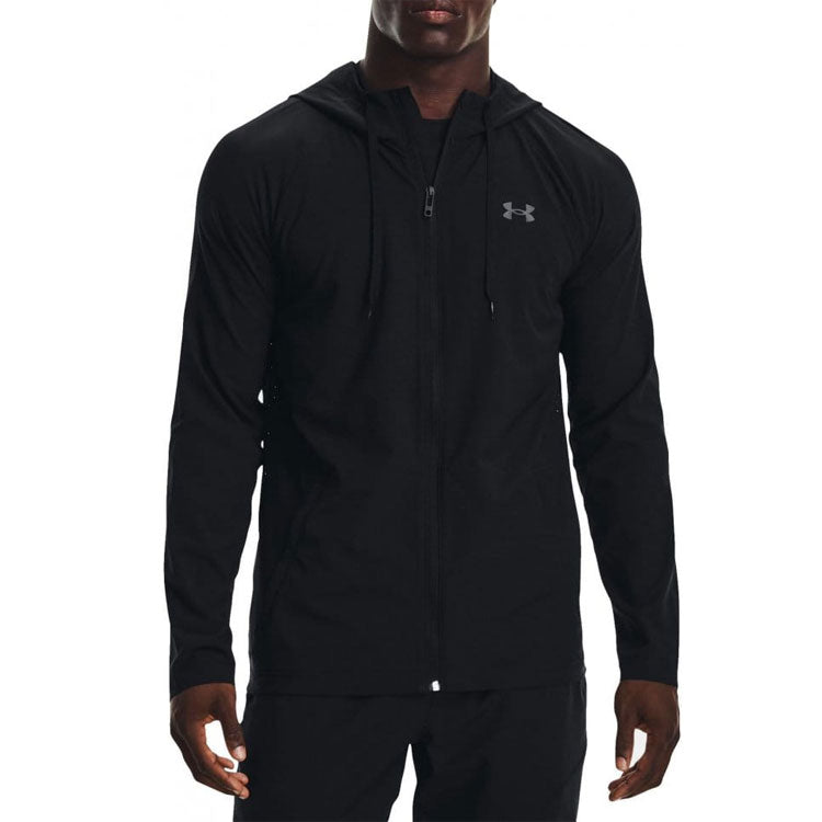 Under Armour Perforated Windbreaker Jacket 'Black' 1370499-001