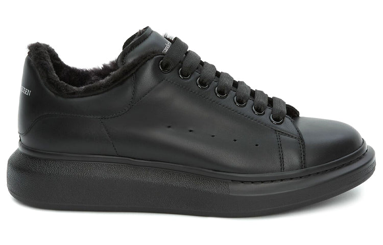 Alexander McQueen Oversized Sneaker 'Black Wool' 604228WHVJX1000