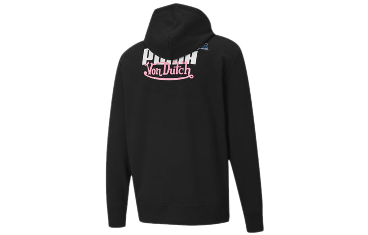 PUMA x Von Dutch Hoodie 'Black White Pink' 598323-01