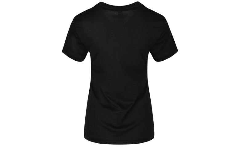 (WMNS) adidas Alphabet logo Short Sleeve Black DV3025