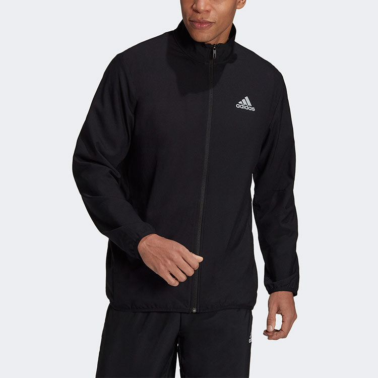 adidas M D2m Wv Tt Reflective Logo Training Sports Jacket Black GV5191