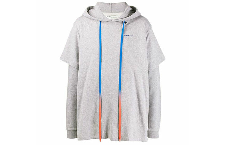 Off-White Back Arrow Printing Drawstring Gray OMAB033F191850100730