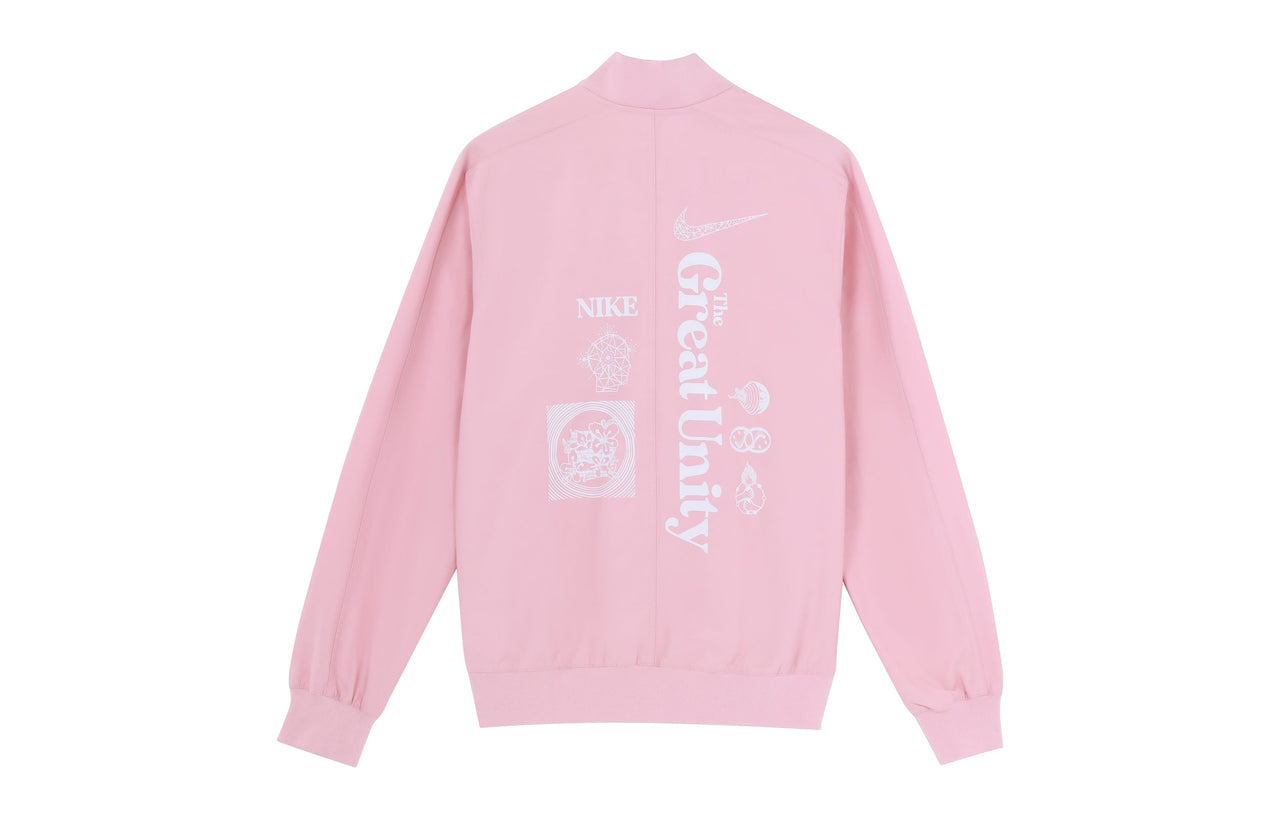 Men's Nike Sportswear Athleisure Casual Sports Woven Jacket Autumn Pink Red DM7900-603