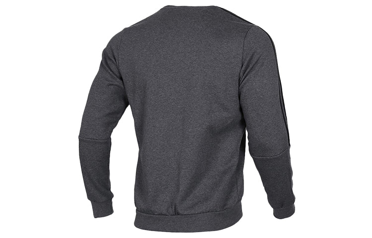 adidas M CREW 3S Side Stripe Round Neck Gray EI8995