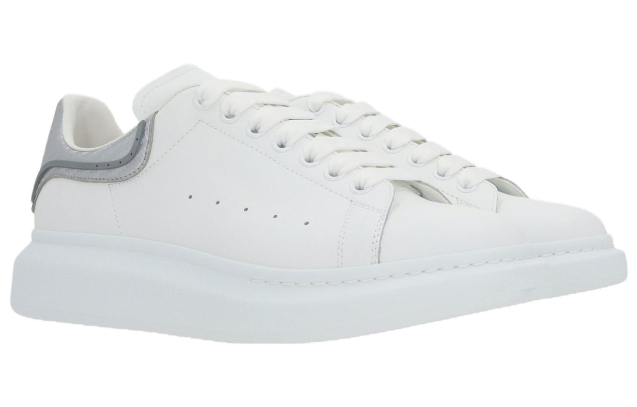 Alexander McQueen Oversized Low-Top Sneakers 'White Silver' 735770WICYU9071