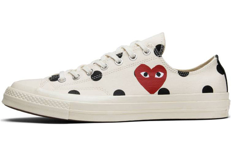 Converse x COMME des GARCONS PLAY Chuck 70 Low 'White Polka Dot' 157249C