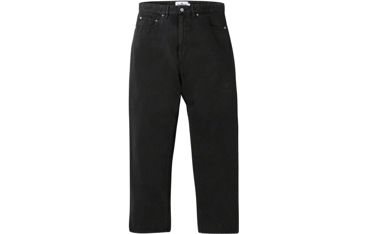 Supreme x STONE ISLAND FW23 Week10 5-Pocket Jean Pants 'Black' SUP-FW23-167