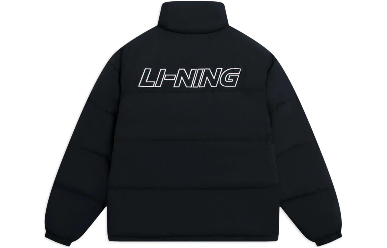 Li-Ning Graphic Color Block Down Jacket 'Black' AYMS307-4