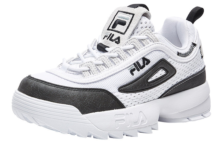 (WMNS) Fila Fusion Shoes 'White Black' T12W933705FWB