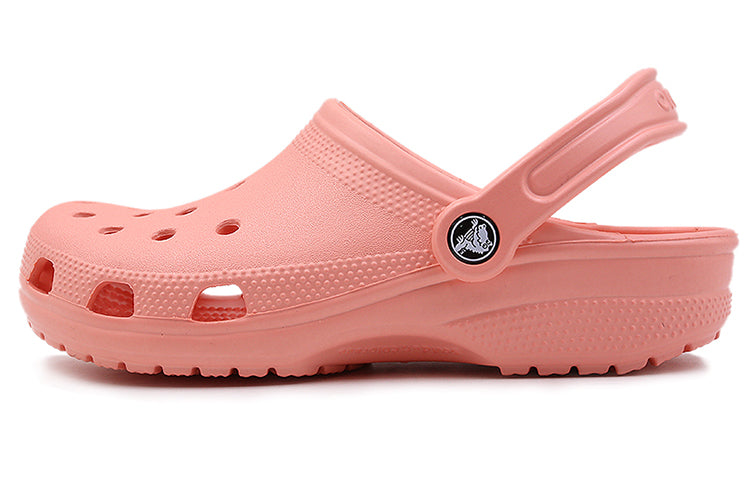 (WMNS) Crocs Classic Clog Outdoor Beach Sports Slippers Pink 10001-737
