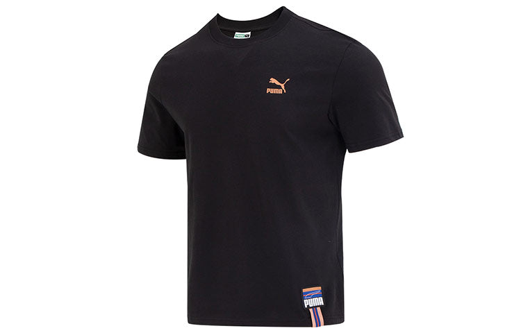 PUMA Sportswear Logo Tee 'Black' 677382-01