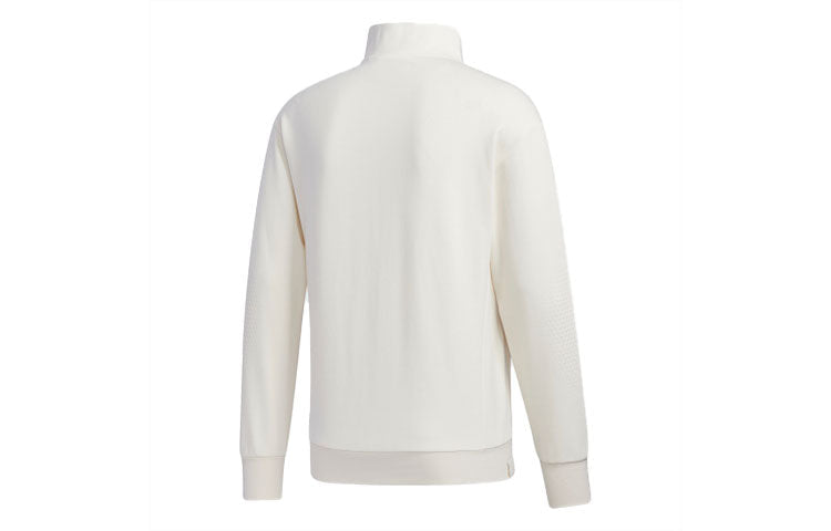 [Same To The Left] adidas Wuji High Collar Side Button Sports Men's White GM4470