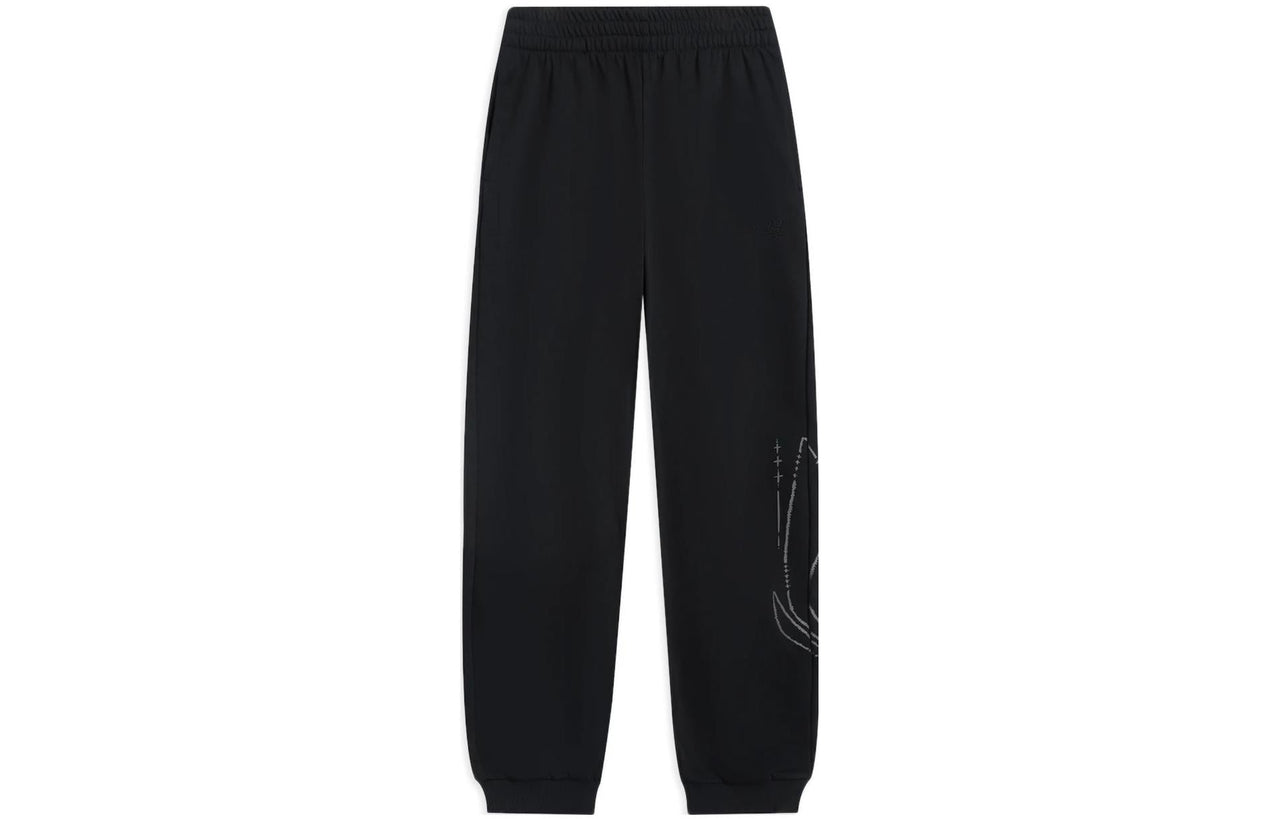Li-Ning Graphic Joggers Sweatpants 'Black' AKLS677-2