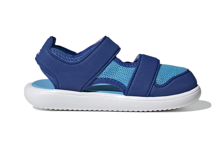 (PS) adidas Comfort Cozy Breathable Blue Sandals GZ1304