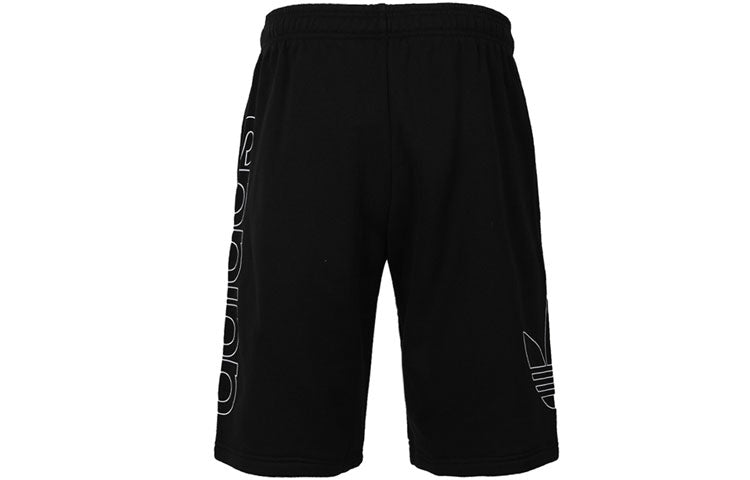 adidas originals Large Logo Printing Sports Shorts Black DV3274