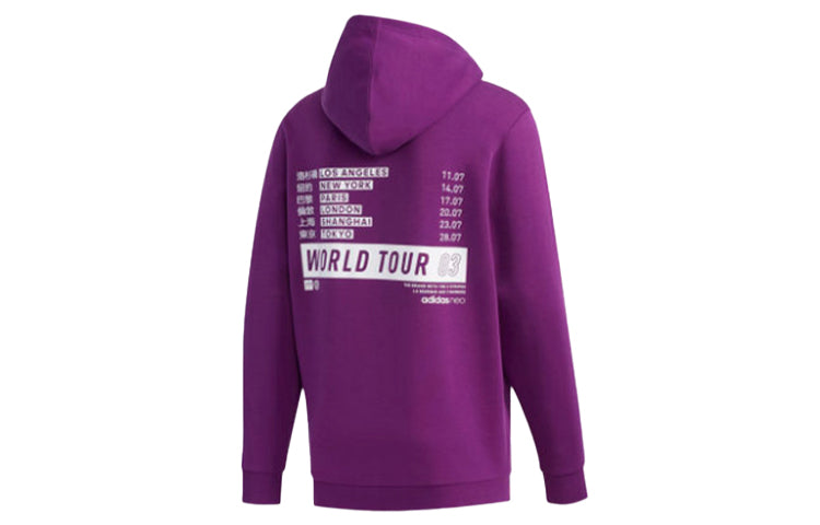 adidas neo Sports Pullover hooded Long Sleeves Purple GH7829