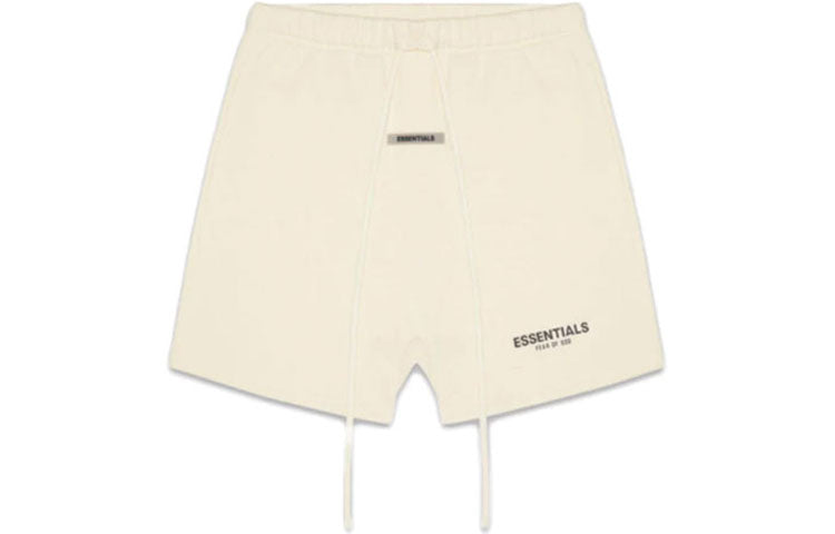 Fear of God Essentials SS20 Fleece Shorts Buttercream FOG-SS20-285