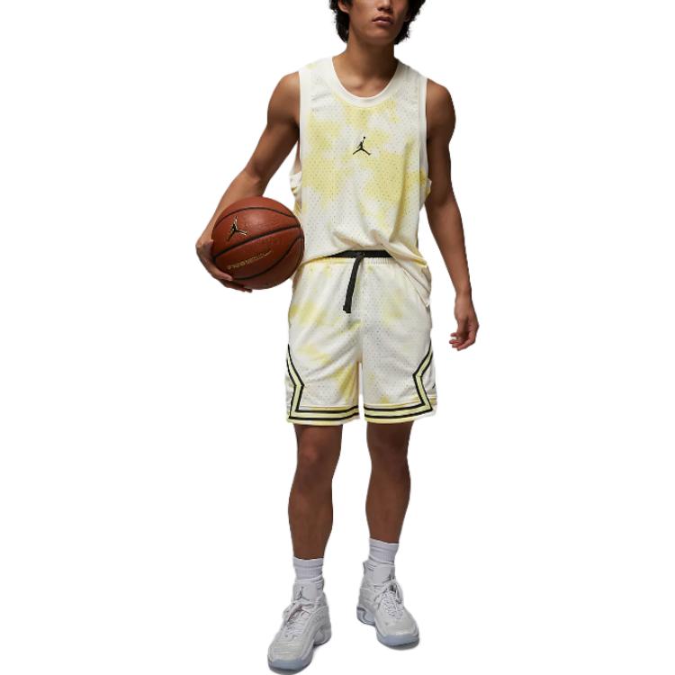 Air Jordan Dri-FIT Sport Breakfast Club Shorts 'White Yellow' DZ0563-110