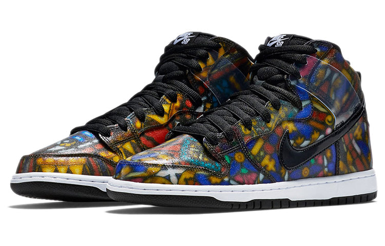 Nike x Concepts SB Dunk High 'Stained Glass' 313171-606