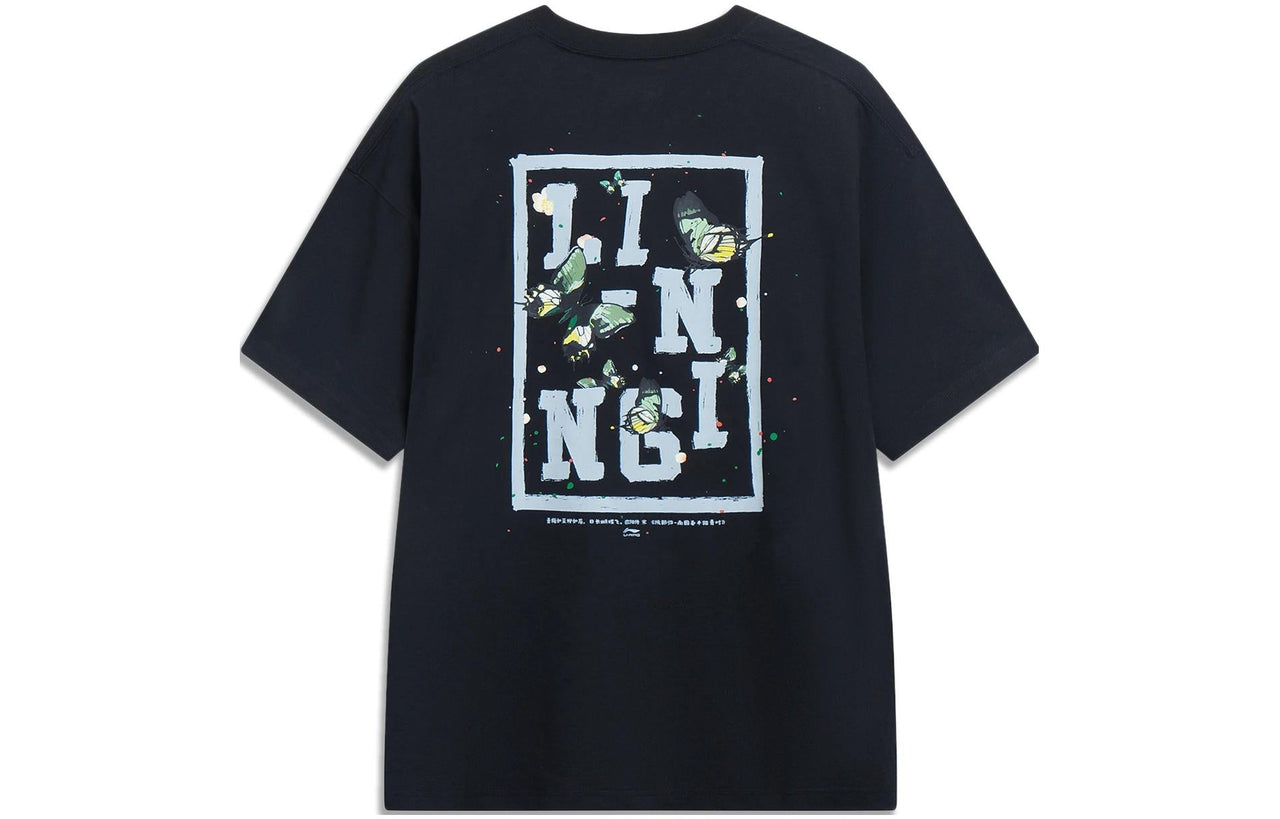 Li-Ning Chinese Culture Graphic T-shirt 'Black' AHST203-4