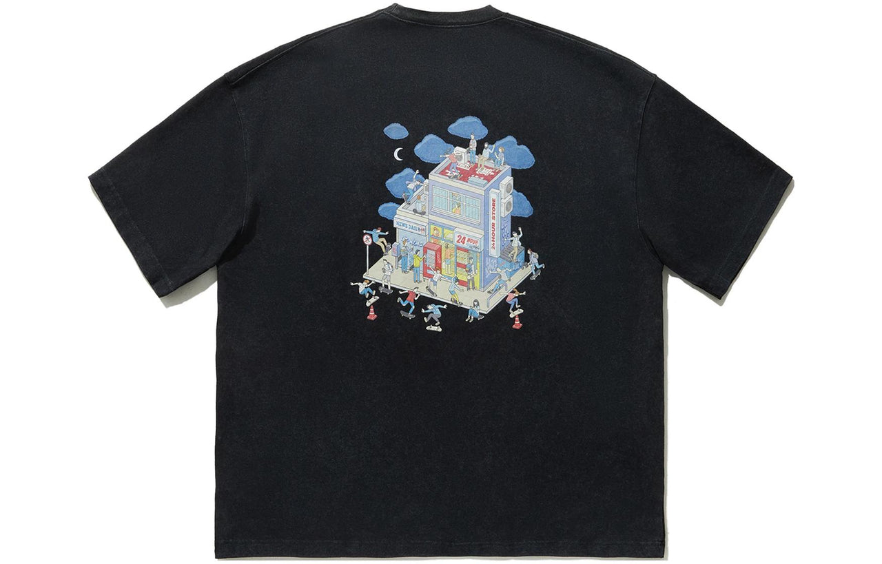 Li-Ning x Phil Hackett Graphic T-shirt 'Black' AHSU199-3