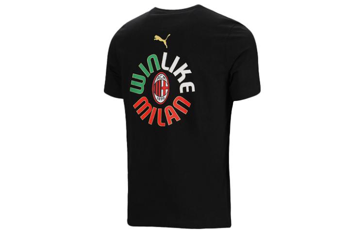 PUMA AC Milan Official Italian Champions T-Shirt 'Black' 773507-02