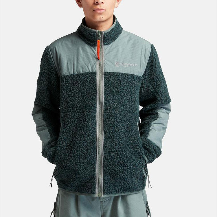TimberlandEarthkeepers by Raeburn High-Pile Wool Fleece Jacket 'Balsam Green' A617H-392