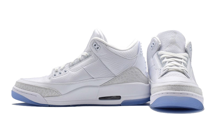 (GS) Air Jordan 3 Retro 'Triple White' 398614-111