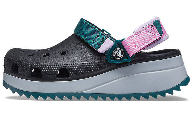 Crocs Classic Hiker Clog 'Black Grey Teal' 206772-988