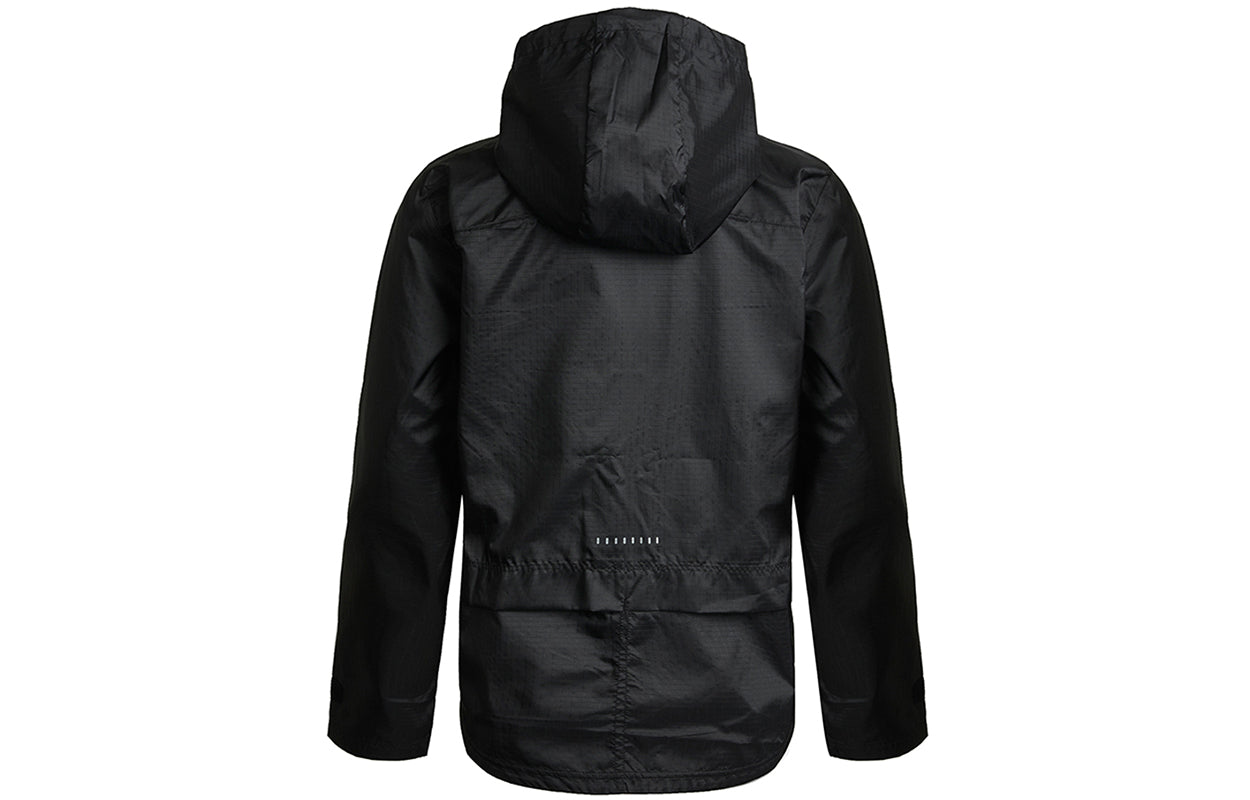 (WMNS) Nike Jacket Running Sports Hooded Jacket Black CU3218-010