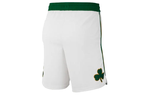 Nike NBA City Edition Swingman Boston Celtics Shorts White Green 912078-100