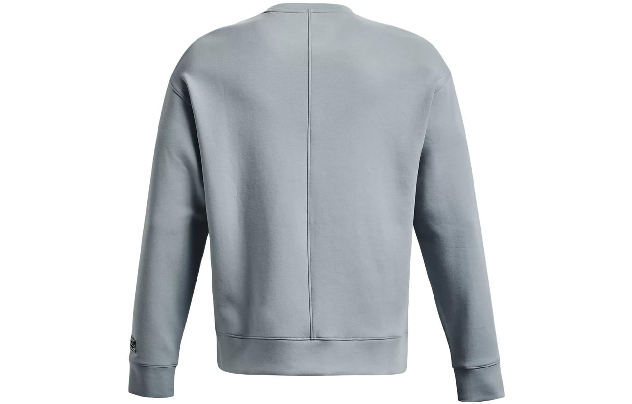 Under Armour Summit Fleece Knit Crew 'Grey Blue' 1377172-465