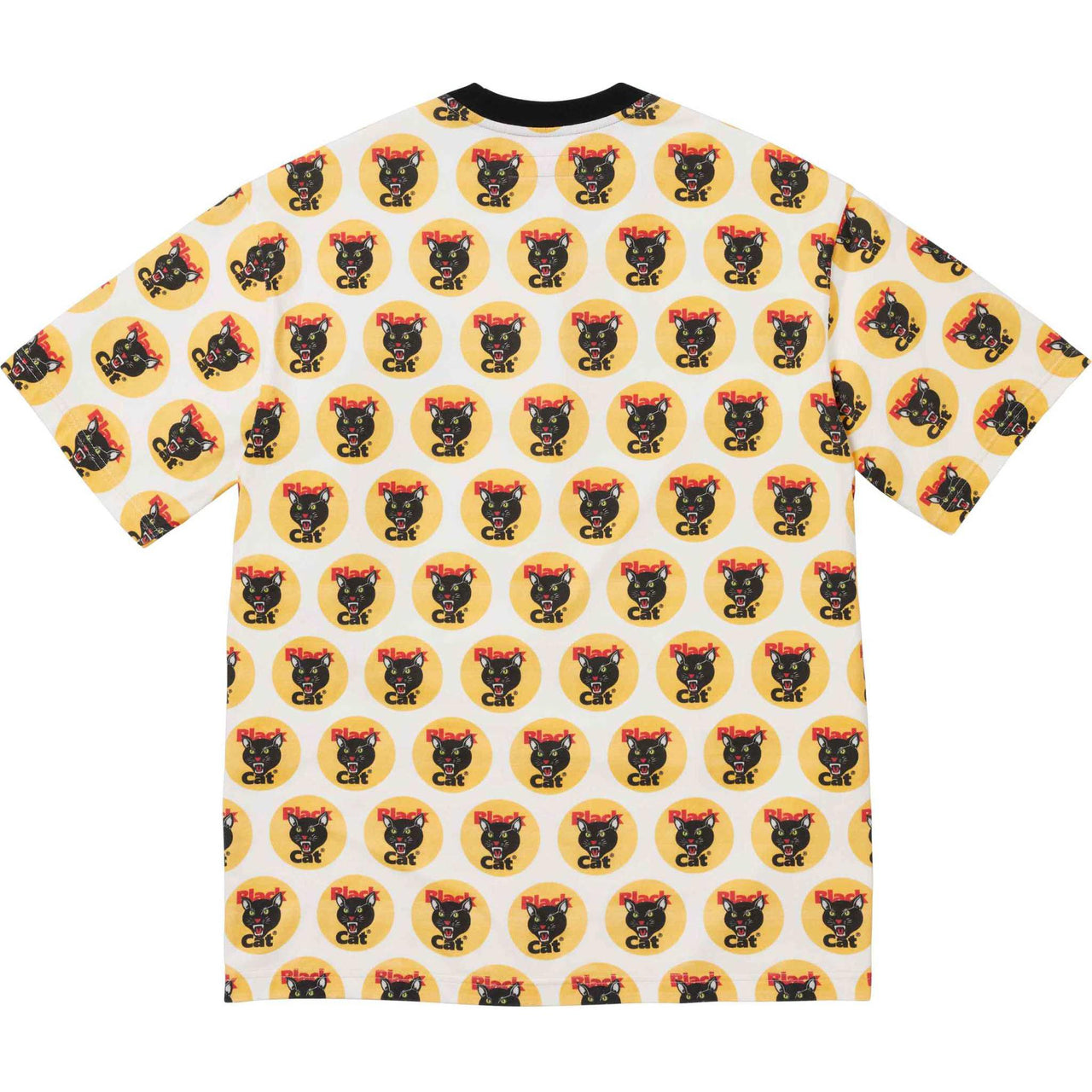 Supreme Black Cat T-Shirt 'Yellow Black' SUP-SS24-282