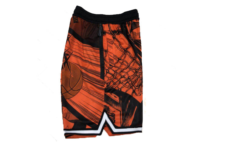 Nike Dri-Fit Nike High School League Comics Elite Basketball Shorts Men's Orange CI9082-890