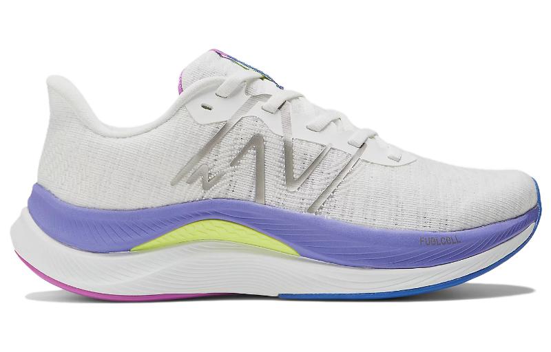 (WMNS) New Balance FuelCell Propel v4 'White Electric Indigo' WFCPRCW4