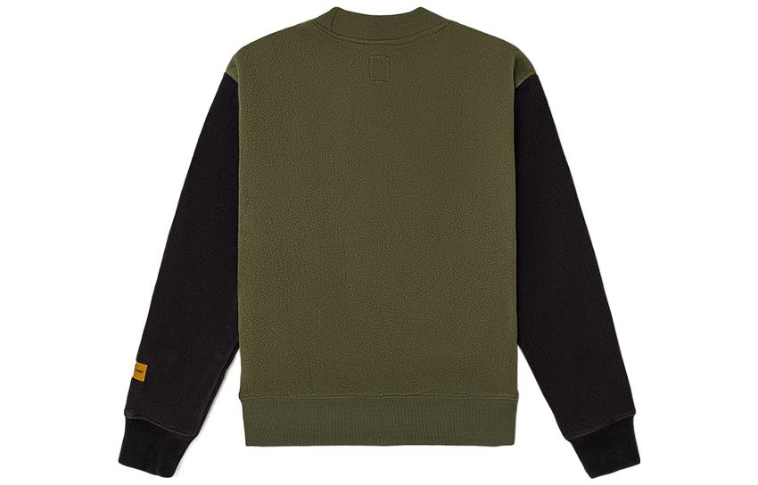 (WMNS) Vans AP World Code Mock Fleece Crew Sweater 'Green Black' VN0A54M9KCZ