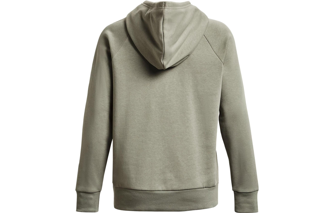 (WMNS) Under Armour Rival Fleece Antler Hoodie 'Light Green' 1380262-504