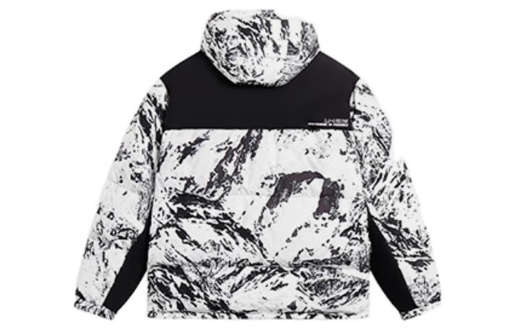 Li-Ning Mountain All-Over Print Down Jacket 'White Black' AYMS379-6