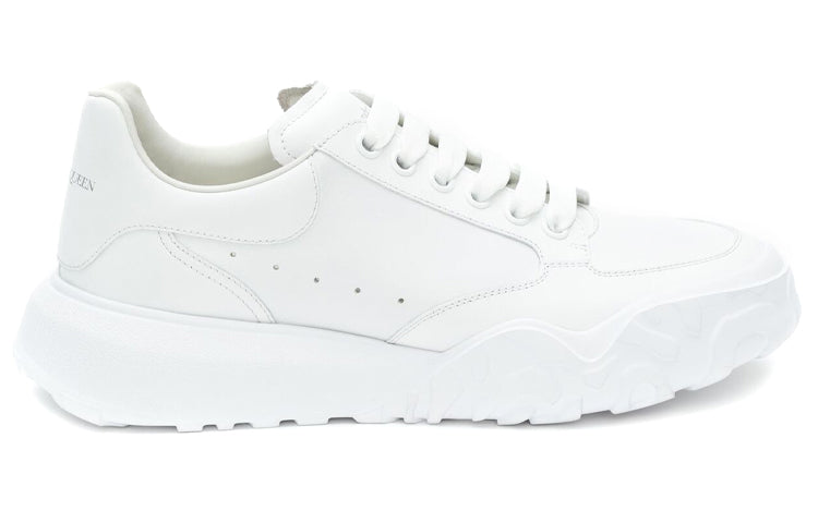 Alexander McQueen Court Trainers 'White Leather' 634619WIA989000