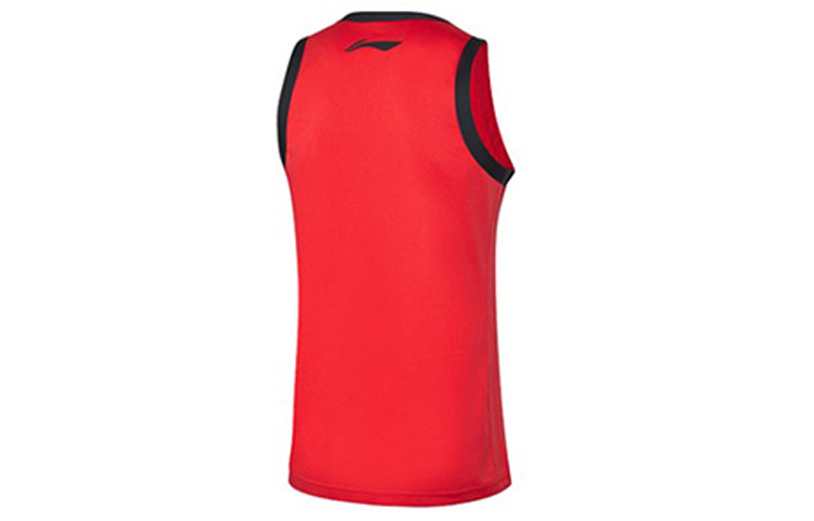 Li-Ning C.J. McCollum-1 Basketball Jersey 'Red Black' AAYQ095-6